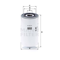 Фильтр масляный MANN-FILTER W 9019